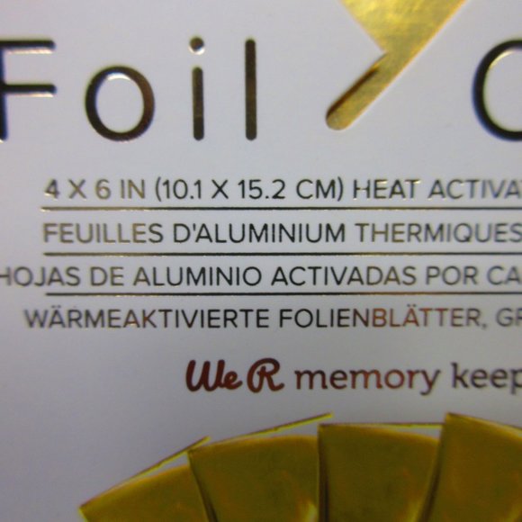 Foil Quill Gold Heat Activated Foil For Scrapbooking - Picture 2 of 6